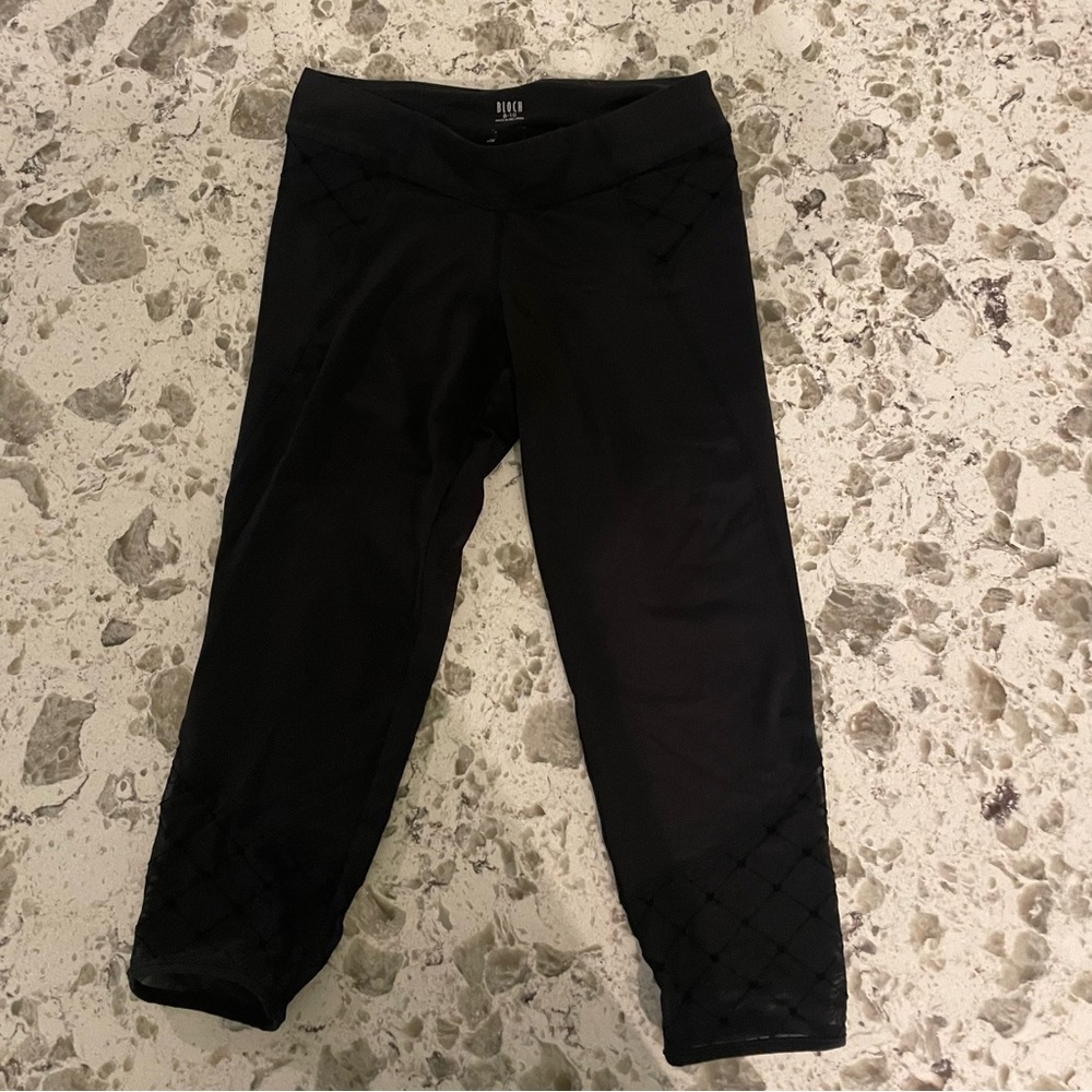 Bloch Black Dance Leggings - Size 8-10